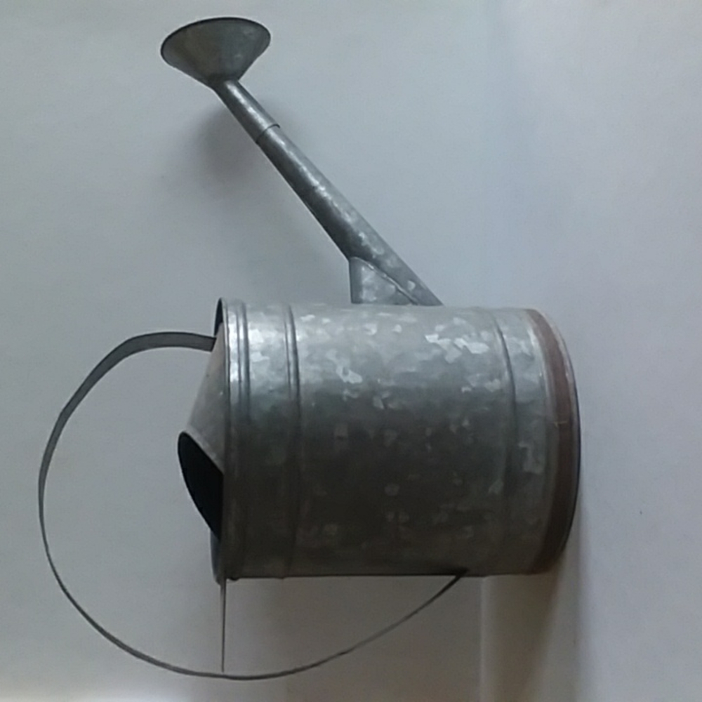 Galvanized Metal and Copper Watering Can
